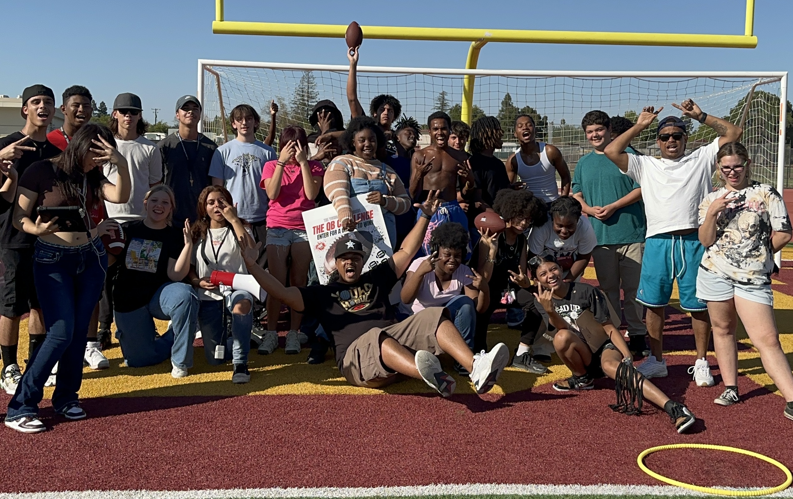 Young Moguls at Encina High QB Challenge